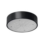 Decken-Duschkopf Ø 200 mm Gebürsteter PVD Gunmetal-Außenrahmen