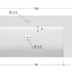 AMIA Solid Surface Cabo Waschtisch 10,10