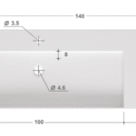 AMIA Solid Surface Cabo Waschtisch 10,14