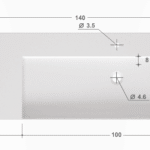 AMIA Solid Surface Cabo Waschtisch 10,15